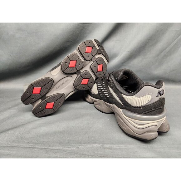 New Balance Boys 9060 Sneakers PC9060BK Suede Black Grey Size 11 NEW NO BOX! - Picture 2 of 11